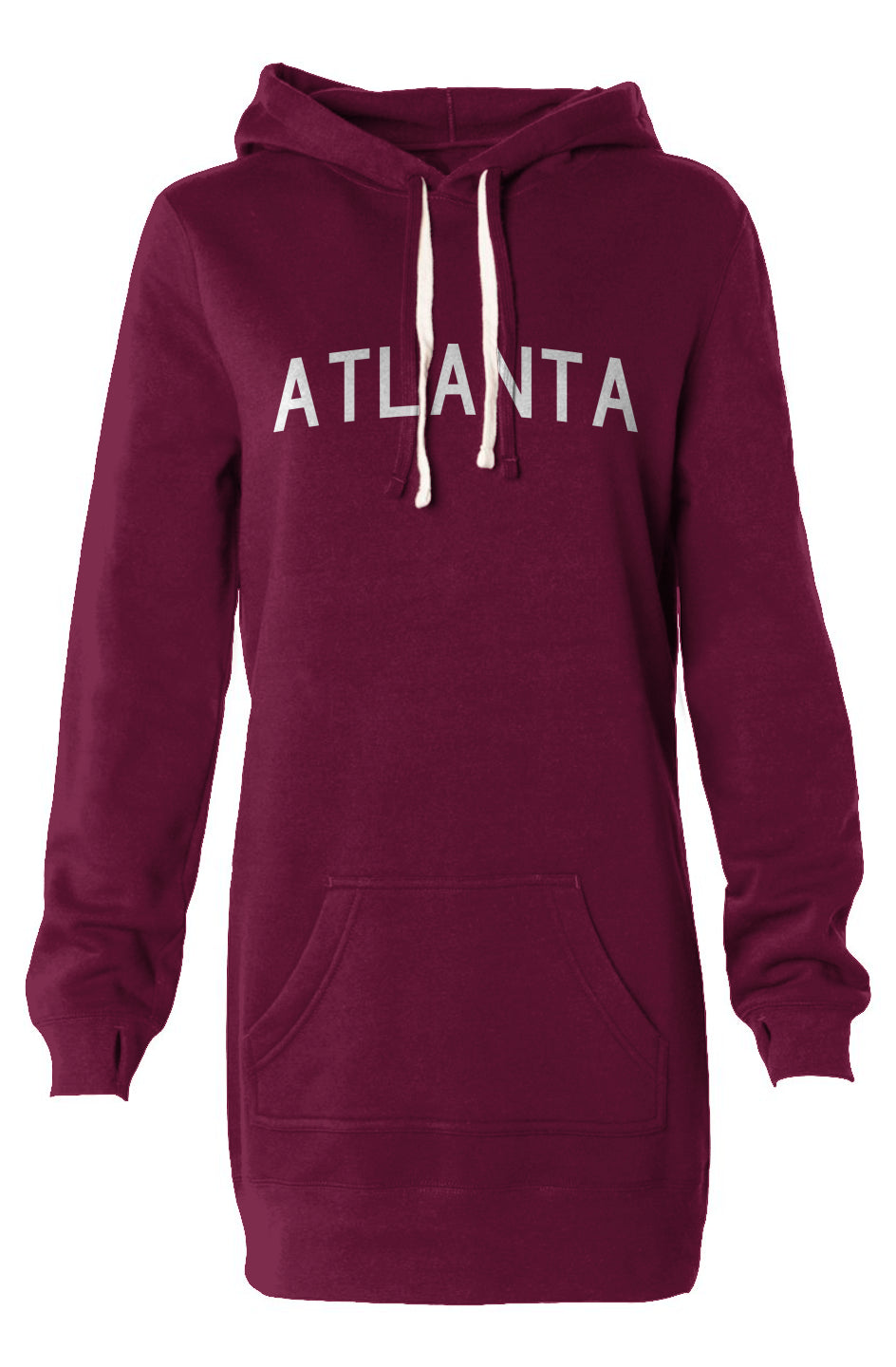 ATL Hooded Sweatshirt Dress