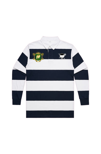 White/Navy Rugby Stripe Jersey